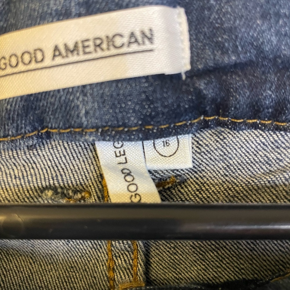 Good American Dark Blue Skinny Jeans Good Legs Women’s 16 - Picture 9 of 11